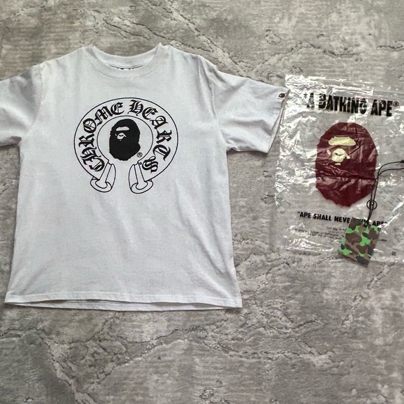 Bape chrome hearts tee size medium *runs small* - Picture 1 of 2